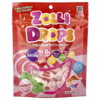 Zolli Drops, The Clean Teeth Drops™, со вкусом перечной мяты, 50 мл (1,6 унции) — Zollipops