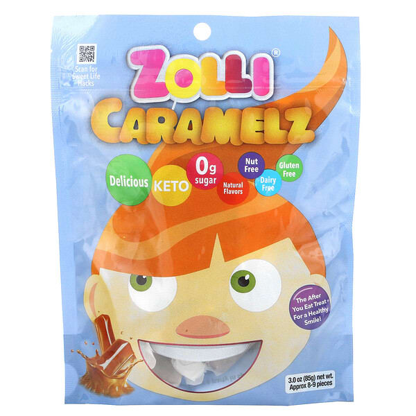 zlp00369_v_2.jpg Zolli Caramelz, прибл. 8-9 шт., 85 г (3 унции) — Zollipops