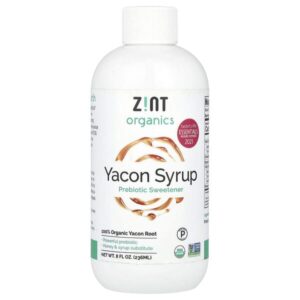 Organics, сироп из якона, подсластитель с пребиотиками, 236 мл (8 жидк. унций) — Zint