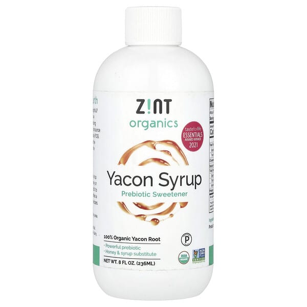 znt02030_v_30.jpg Organics, сироп из якона, подсластитель с пребиотиками, 236 мл (8 жидк. унций) — Zint