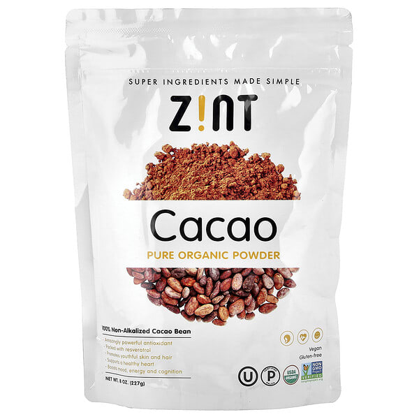 znt02035_v_18.jpg чистый органический порошок из какао, 227 г (8 унций) — Zint