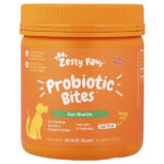 Probiotic Bites™, для собак, для всех возрастов, тыква, 90 жевательных таблеток, 315 г (11,1 унции) — Zesty Paws