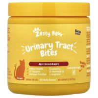 Urinary Tract Bites, For Cats, All Ages, Bacon, 60 Soft Chews, 2.7 oz (78 g) — Zesty Paws