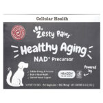 Healthy Aging, NAD + прекурсор, для собак, 60 капсул и упаковка для таблеток, 252 г (8,8 унции) — Zesty Paws
