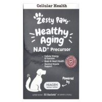 Healthy Aging, прекурсор НАД +, для собак, 30 пакетиков, 60 г (2,1 унции) — Zesty Paws