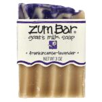Zum Bar®, кусковое мыло с козьим молоком, ладан и лаванда, 3 унции — ZUM