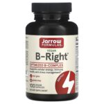 b right, 100 растительных капсул — jarrow formulas