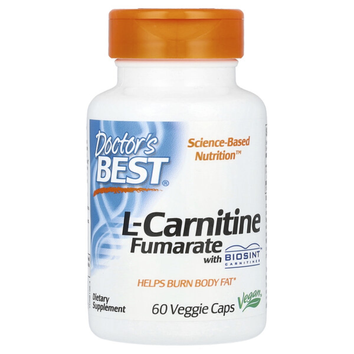 Фумарат l карнитина с biosint carnitine, 60 растительных капсул (500 мг в 1 растительной капсуле) — doctor's best Фумарат l карнитина с biosint carnitine, 60 растительных капсул (500 мг в 1 растительной капсуле) — doctor's best