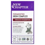 Комплекс ферментированного железа, 60 вегетарианских таблеток — new chapter