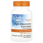 Высокоусвояемый куркумин, 120 растительных капсул — doctor's best