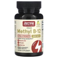 Метил b12, лимон, 1000 мкг, 100 жевательных таблеток — jarrow formulas
