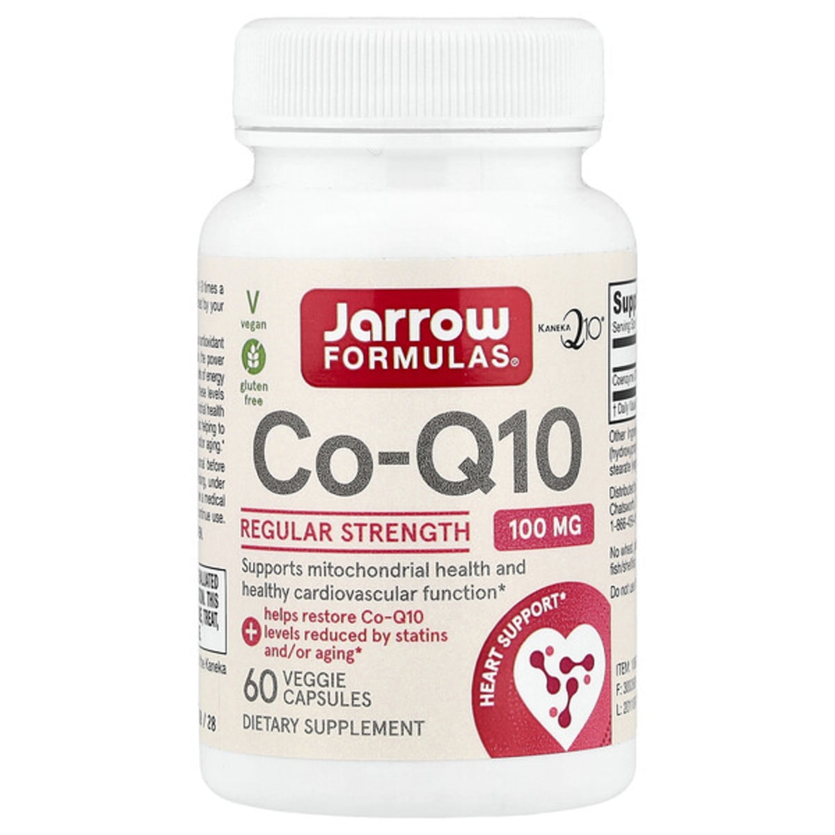 Коэнзим q10, 100 мг, 60 растительных капсул — jarrow formulas Коэнзим q10, 100 мг, 60 растительных капсул — jarrow formulas