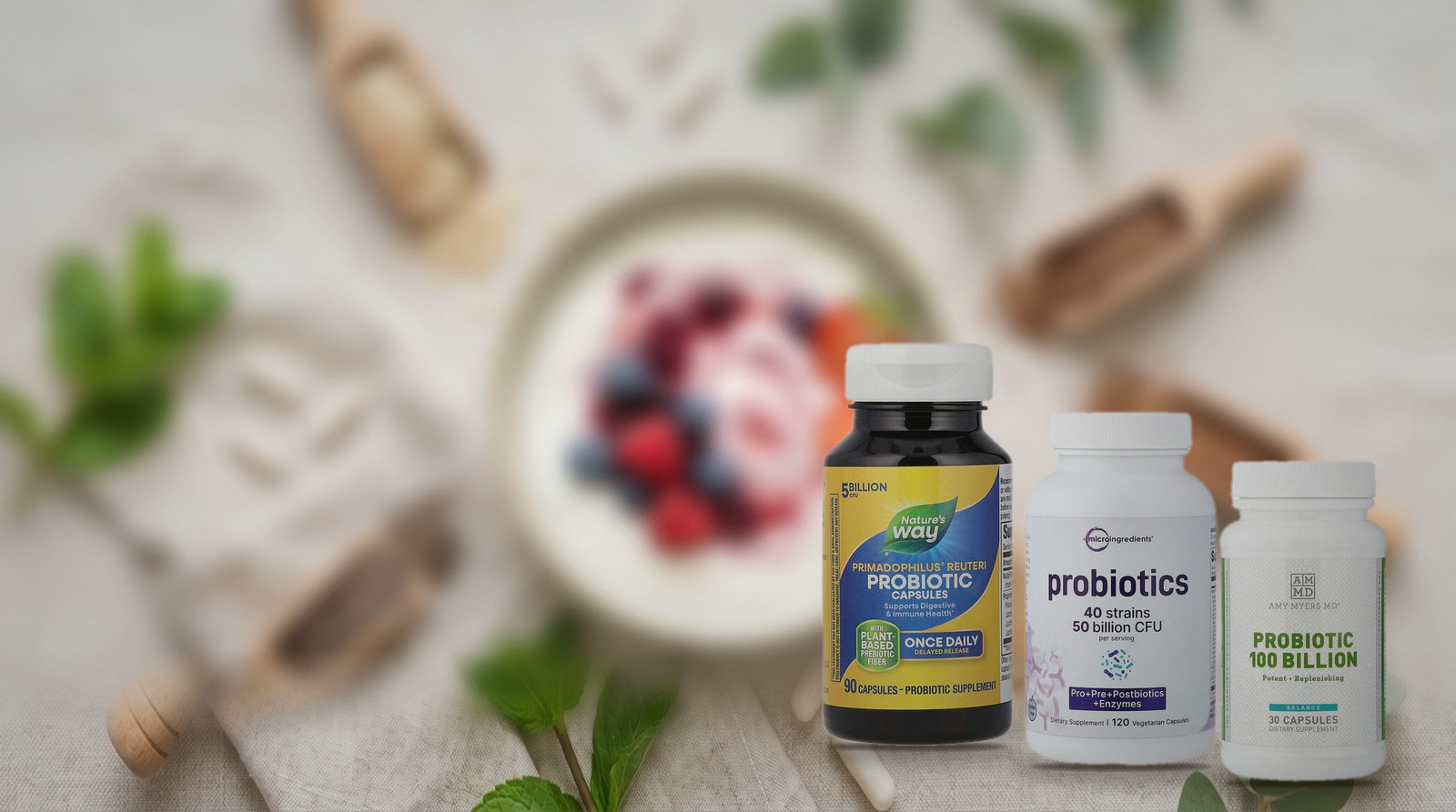 Пробиотики из США: Nature’s Way, Micro Ingredients и Amy Myers MD