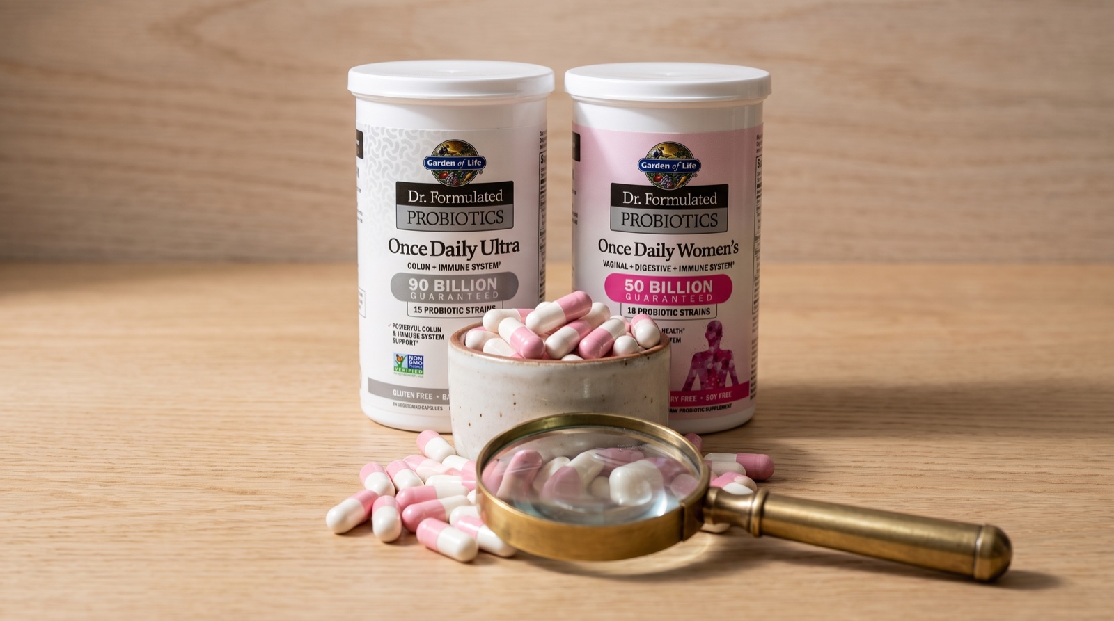 Пробиотики Garden of Life Dr. Formulated и капсулы под лупой