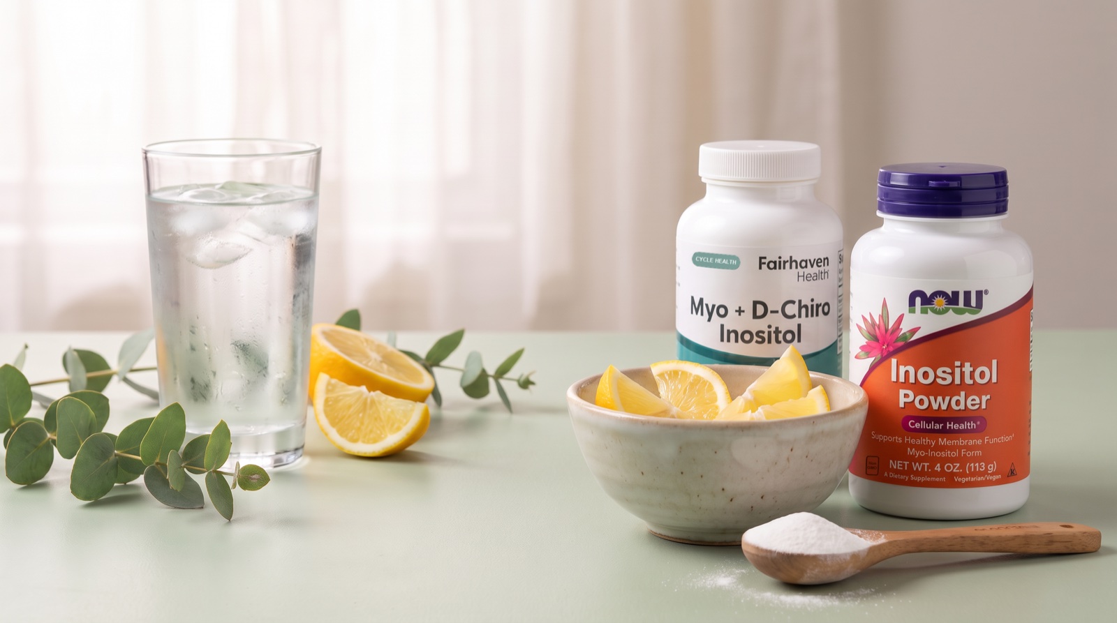 Инозитол из США: Fairhaven Health и NOW Foods